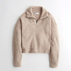 A&F half zip sweater